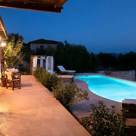 Villa Phos Stone And Wood Sanctuary With Private Pool Near Sivota