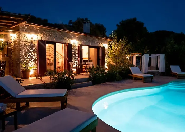 Phos - Boutique Stone And Wood Sanctuary With Private Pool Near Villa Sývota