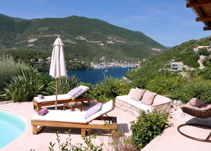 Phos - Boutique Stone And Wood Sanctuary With Private Pool Near Villa Sývota